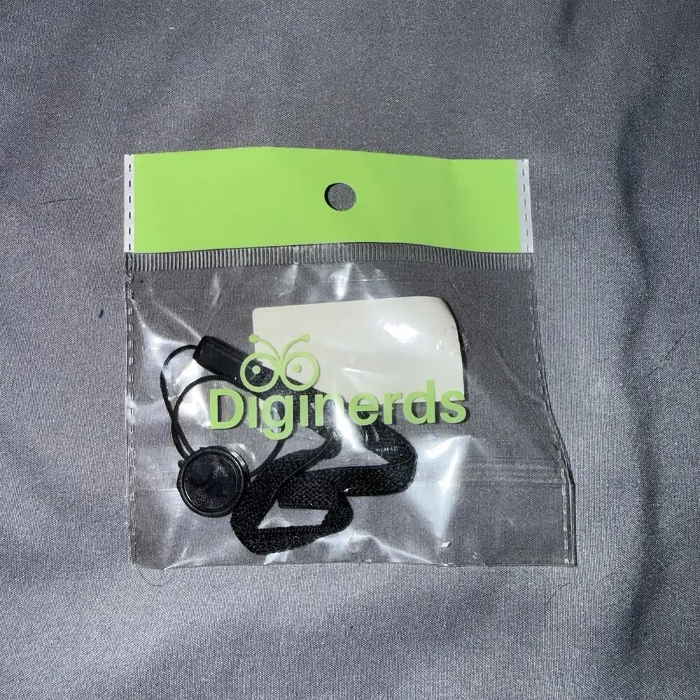 Diginerds Front Lens Cap Snap-on with Attachment Cable DNCAPK
